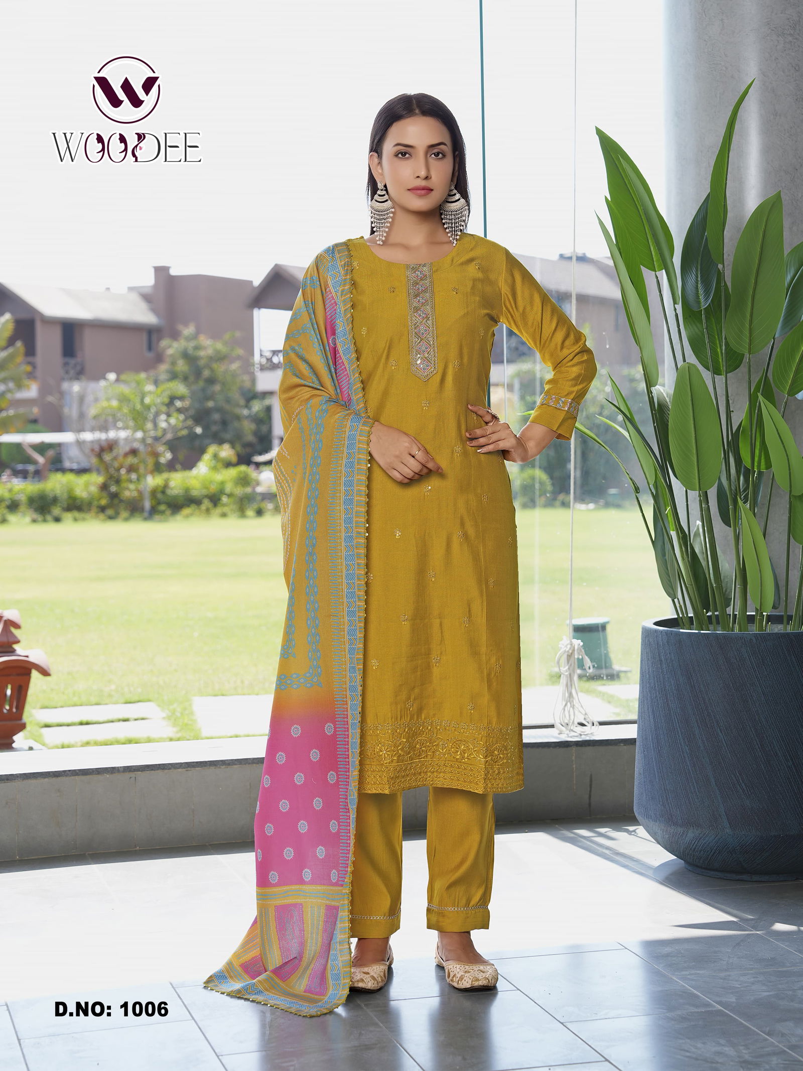 Milly By Woodee Viscose Kurti With Bottom Dupatta Wholesale Price In Surat